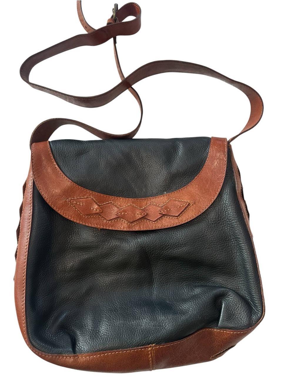 Vintage Liz Claiborne Two toned leather purse